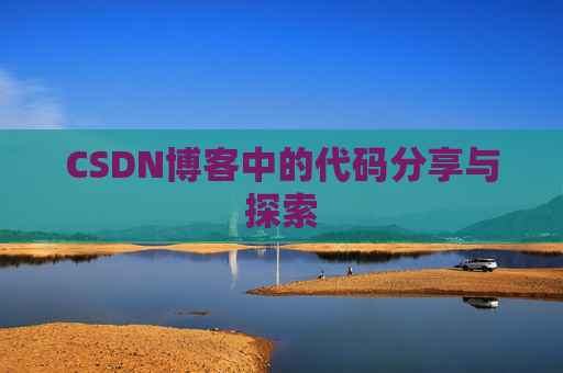 CSDN博客中的代码分享与探索
